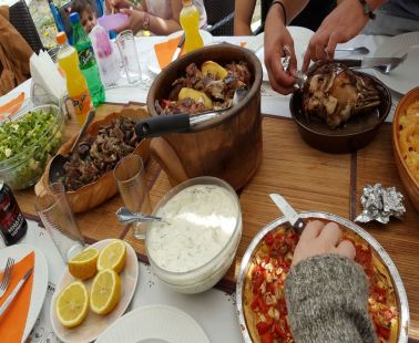 “PSITO” – Roasted meat & potatoes in clay pot