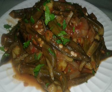 "Mpamies laderes" - okra ladies fingers