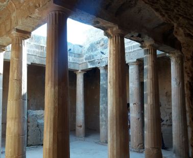 Tombs of the Kings at Kato Pafos. A "Must visit!" when you are in Cyprus