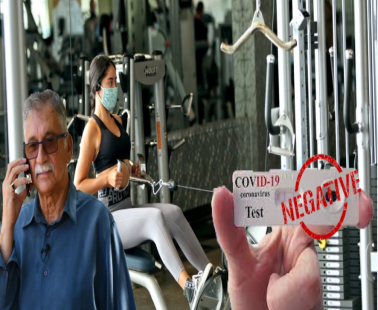 Γυμναστήριο μόνο με αρνητικό rapid test