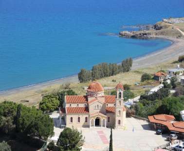 The “Church of Saint Raphael" is located in the village of Pachyammos  (Nicosia).