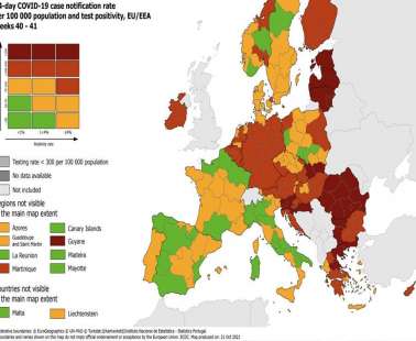 Από το «πορτοκαλί» ξανά στο «κόκκινο» η Κύπρος