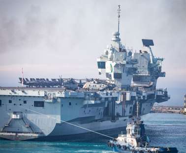 Στην Λεμεσο το αεροπλανοφόρο HMS Queen Elizabeth