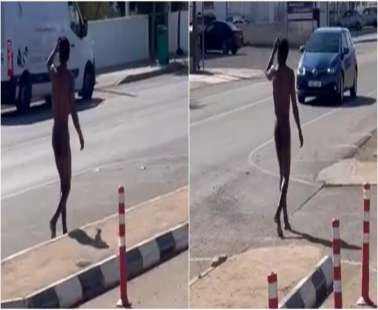 Αλλοδαπός βγήκε στους δρόμους της Κοκκινοτριμιθιάς... ολόγυμνος