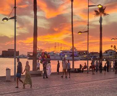 Looking for the best dinner view in Paphos?
