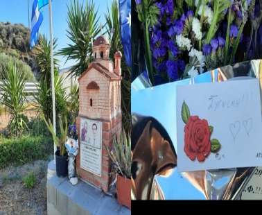 Άγνωστη γυναίκα άφησε μια κάρτα που λέει «Συγνώμη» στο μνημείο του Θανάση