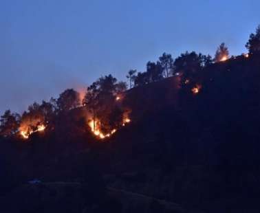Υπό έλεγχο η φωτιά παρά την κοινότητα Τάλας