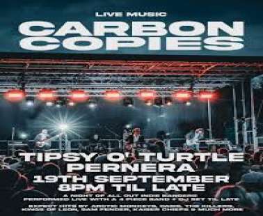 One Night Only: Carbon Copies Live at Tipsy O’Turtle