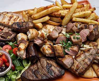We enjoyed mezedes and traditional food in a wonderful tavern