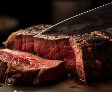 Is steak food or art?
