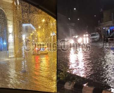 «Πνίγηκε» ξανά από τις βροχές η Λεμεσός