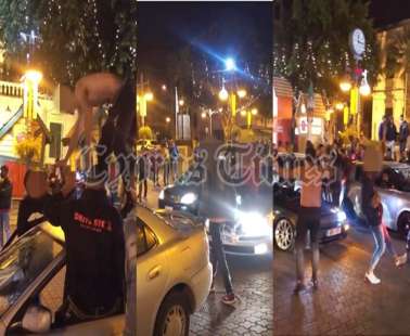 Άλλοι μόνοι στο σπίτι κι άλλοι διασκέδαζαν στο κέντρο της Λεμεσού