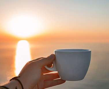 Coffee with a Sea View