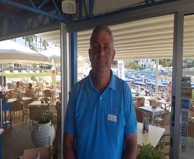 Interview with the owner of Magic Sandy Bay Beach Restaurant in Ayia Napa