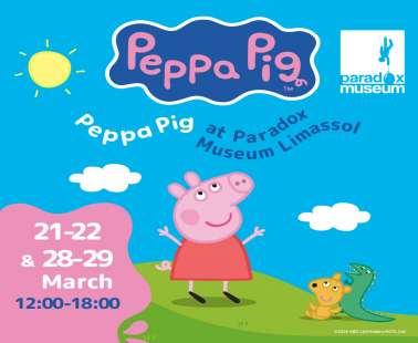 Peppa Pig in the magical world of illusions at  Paradox Museum Limassol