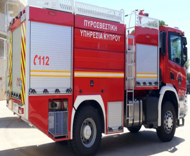 Πυρκαγιά σε πολυκατοικία στη Λάρνακα