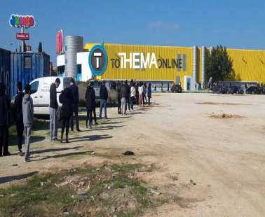 Χαμός και ουρές για ένα rapid test έξω από γνωστό πολυκατάστημα στη Λευκωσία