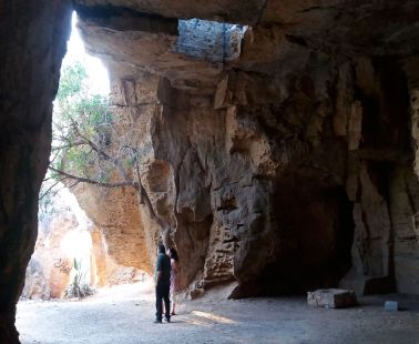 The cave of Saint Lambrianos