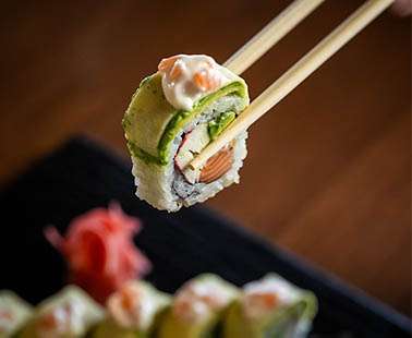 A sophisticated restaurant specializing in Asian cuisine