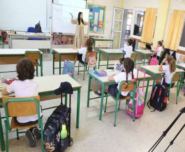 Xρήση μάσκας από παιδιά Δημοτικού