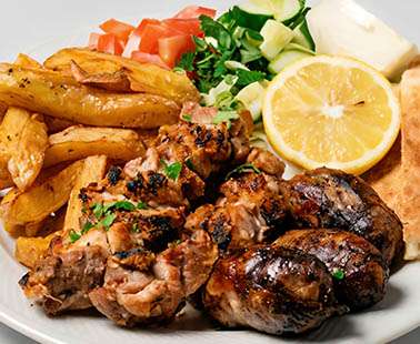Sizzling grilled meats and delicious creations expertly crafted by the hands of Vangelis
