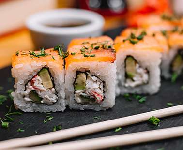 Enjoy Asian cuisine and sushi from a renowned restaurant in Paralimni