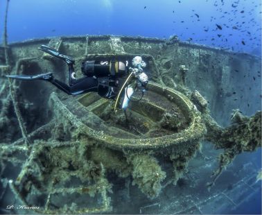 Zenobia wreck dive at Larnaka Cyprus
