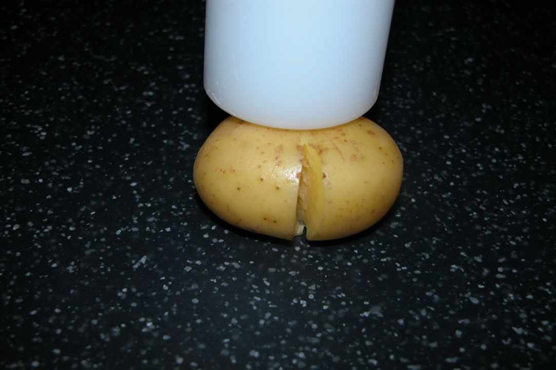 Patates Antinaktes (Baby potatoes cooked in red wine) gallery image 4