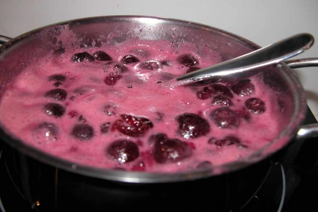 Kerasi gliko tou koutaliou(Cherry preserve)