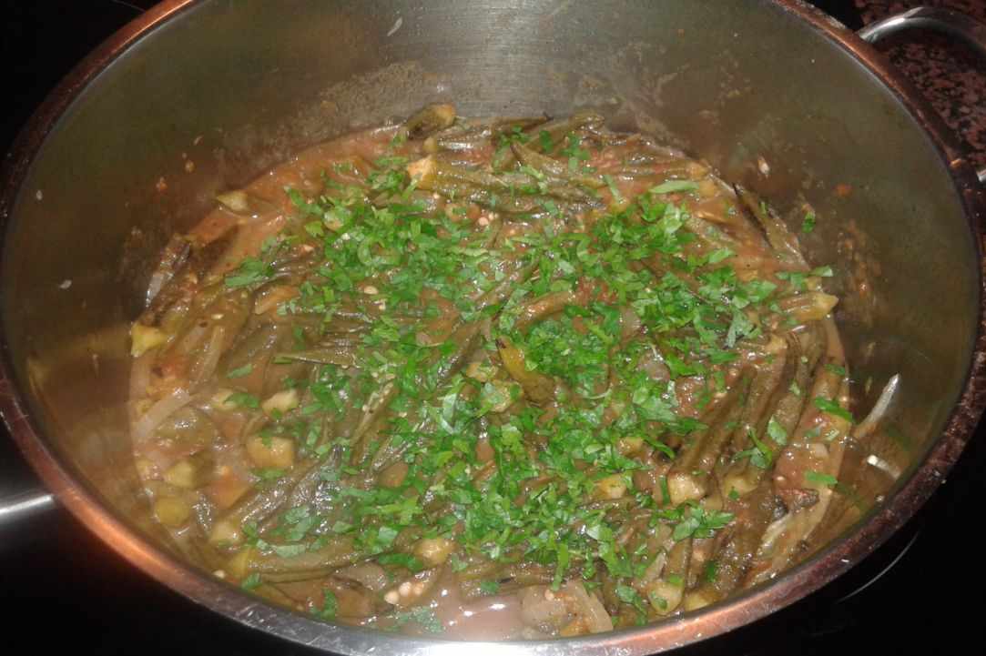 "Mpamies laderes" - okra ladies fingers