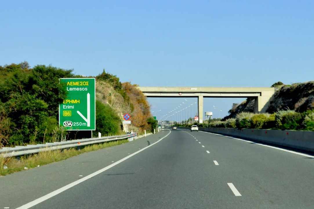 Highway A6: Limassol - Paphos