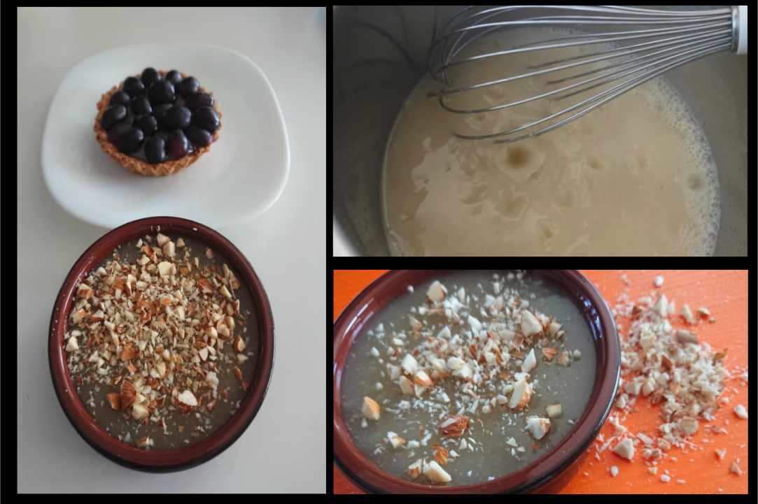 Tart with grape cream gallery image