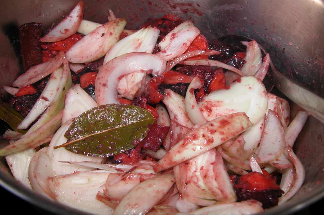 Octopus Stifado (Cyprus octopus stew with onions)