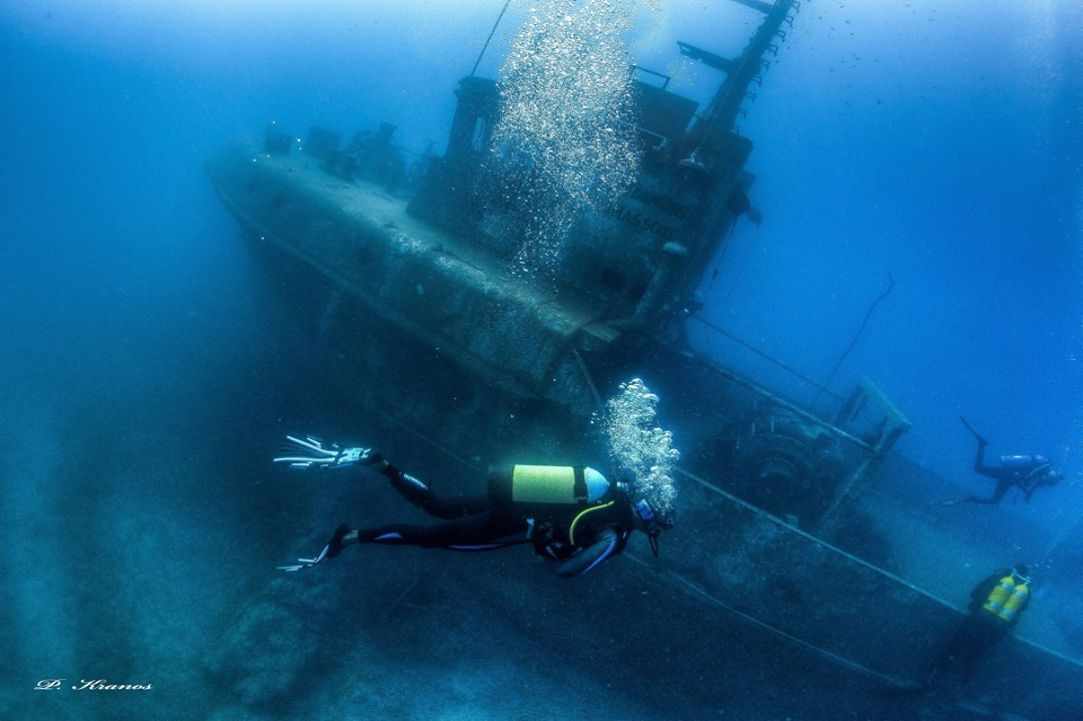 Zenobia wreck dive at Larnaka Cyprus