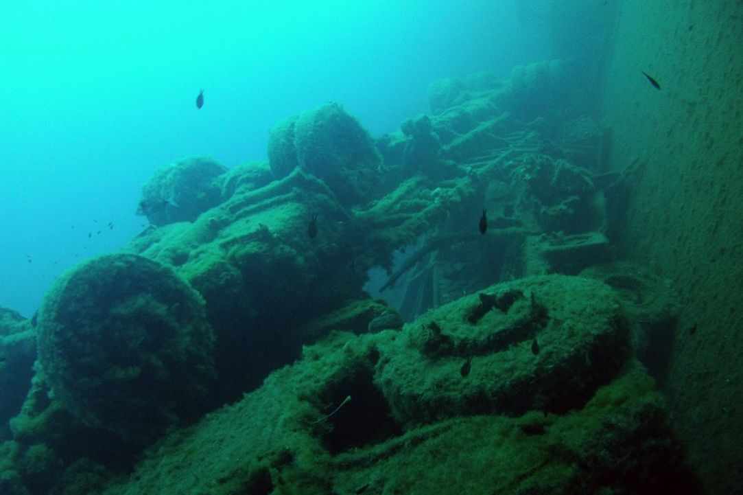 Zenobia wreck dive at Larnaka Cyprus