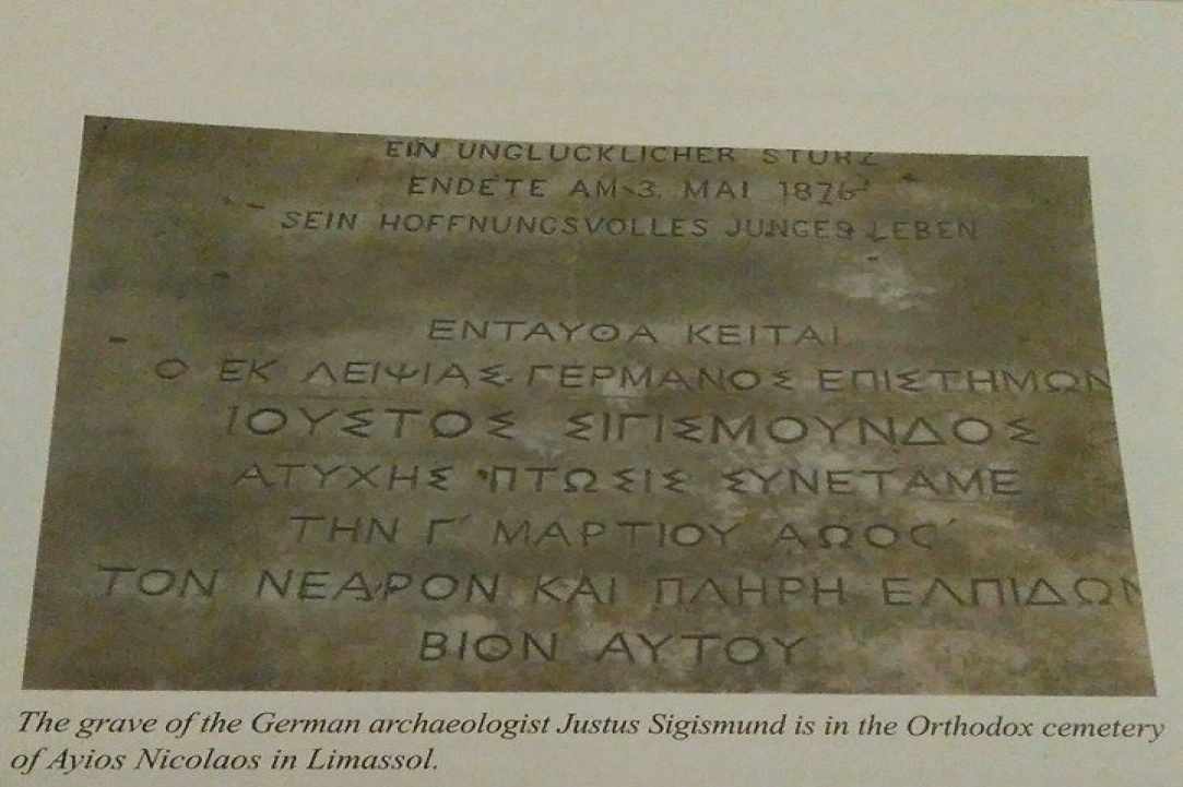 A german archaeologist stays forever in Cyprus