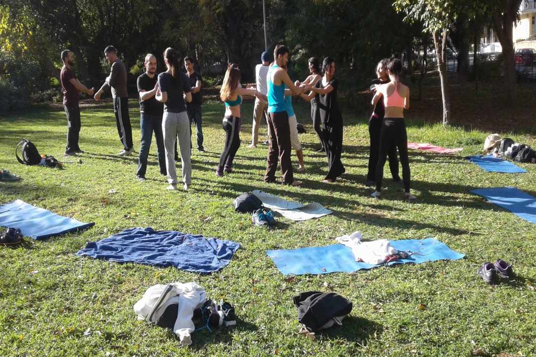 Yoga/Kung Fu and Vegetarian Picnic in the Park