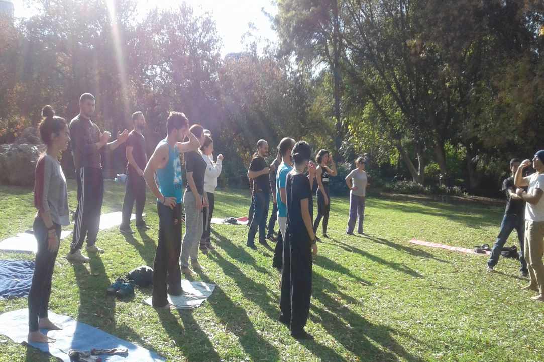 Yoga/Kung Fu and Vegetarian Picnic in the Park