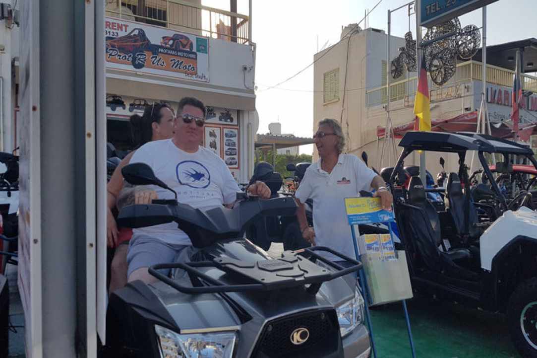 Interview with Prot R Us Moto Rentals manager in Protaras