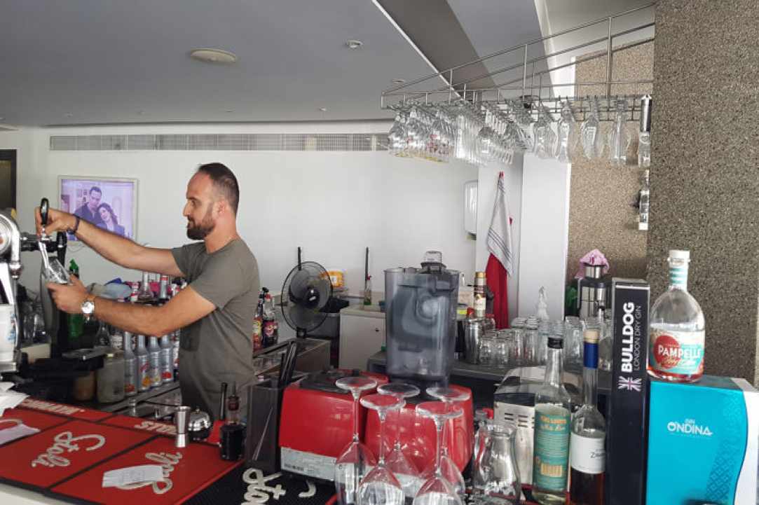 Interview with the manager of Abacus Restaurant and Lounge cafe in Ayia Napa