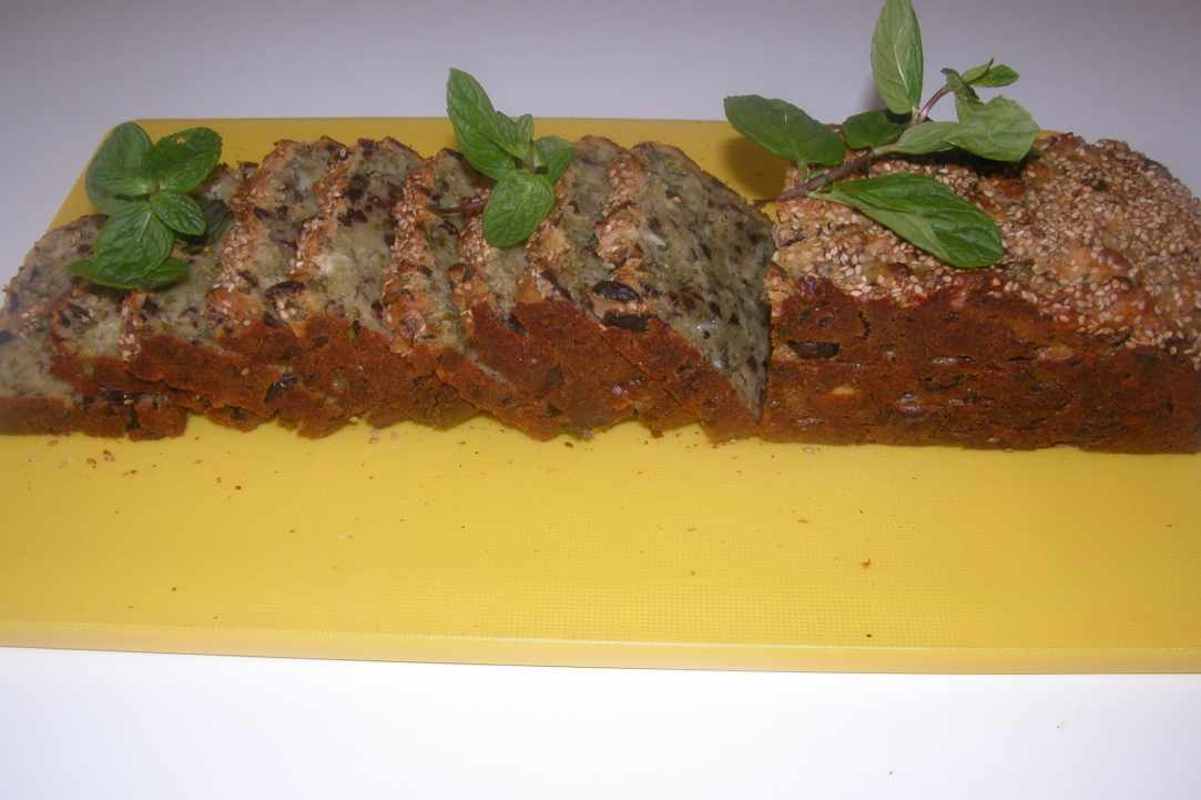 Eliopita-Olive pie (Cypriot Traditional Recipe in mold)