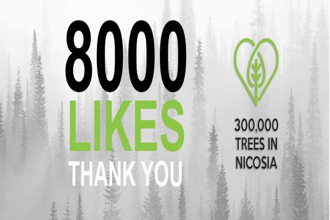 300,000 Trees in Nicosia, 4,722 trees have been planted