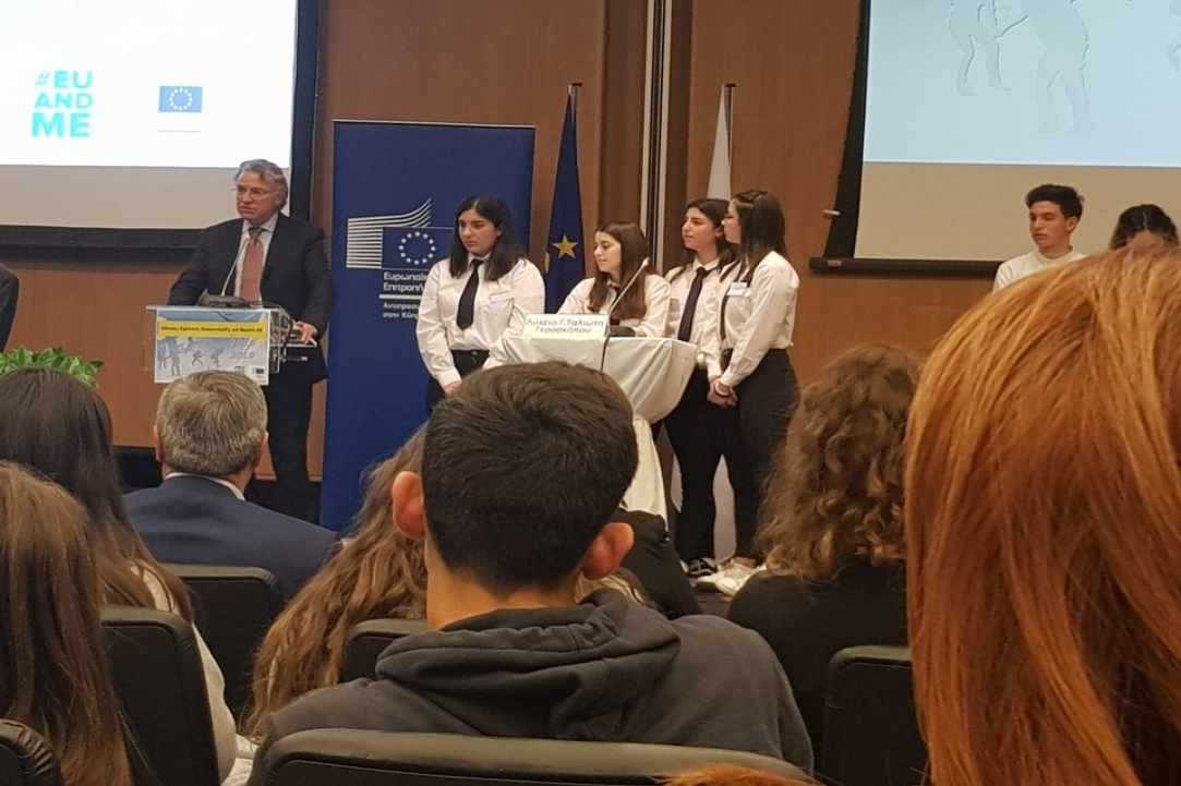 Το «Λύκειο Γ.Ταλιώτη» στη Γεροσκήπου, κατέλαβε μία σημαντική διάκριση στον «Παγκύπριο Εθνικό Σχολικό Διαγωνισμό»