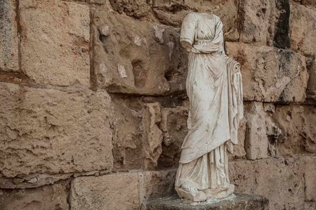 Ancient statues that were found at ancient Salamis, in the occupied side of Cyprus gallery image 3