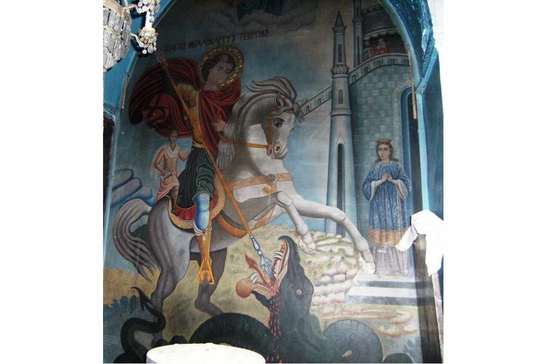 Το παρεκκλήσι του Αγίου Γεωργίου του Κοντού στα Λεύκαρα 