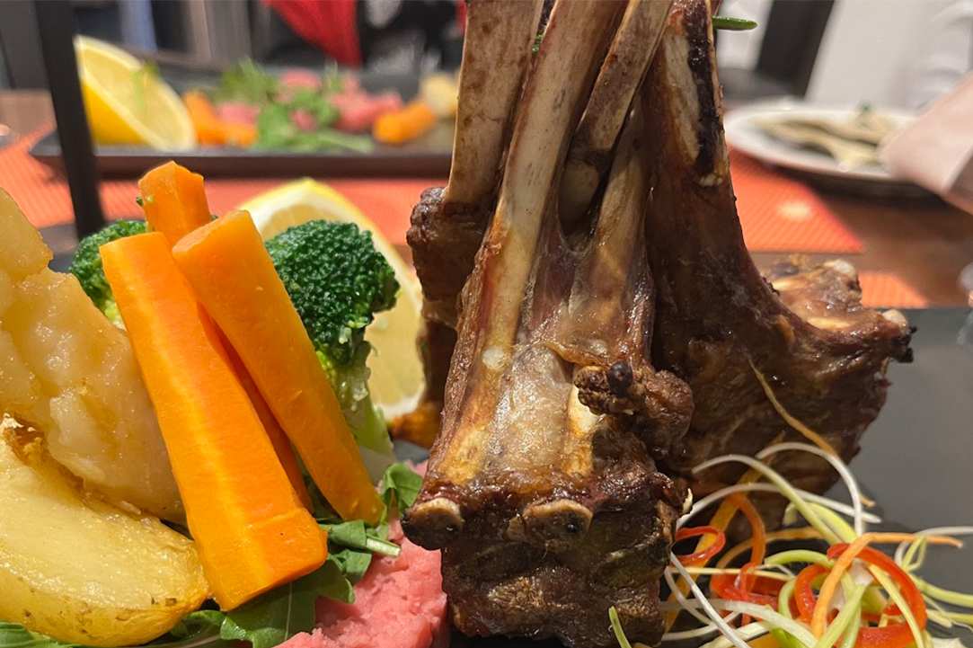 Enjoy delicious food in front of one of the most beautiful coasts of the Mediterranean