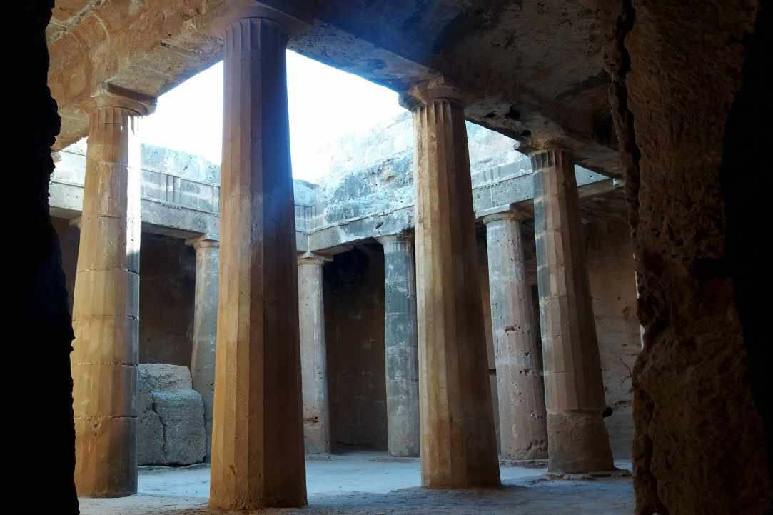 Tombs of the Kings at Kato Pafos. A "Must visit!" when you are in Cyprus