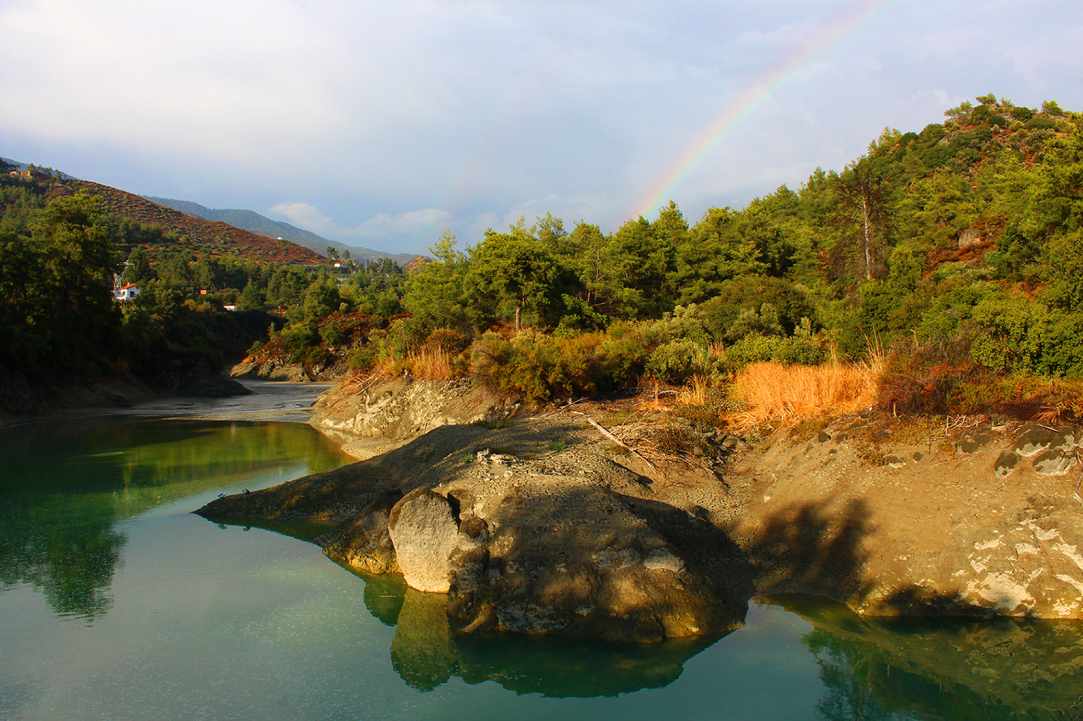 Υδατοφράκτης Τριμίκληνης - Σαϊττά το Φθινόπωρο