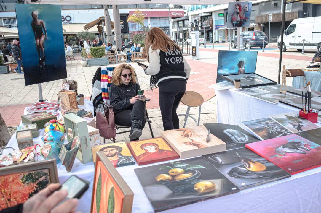 Handmade Arts & Crafts at Finikoudes