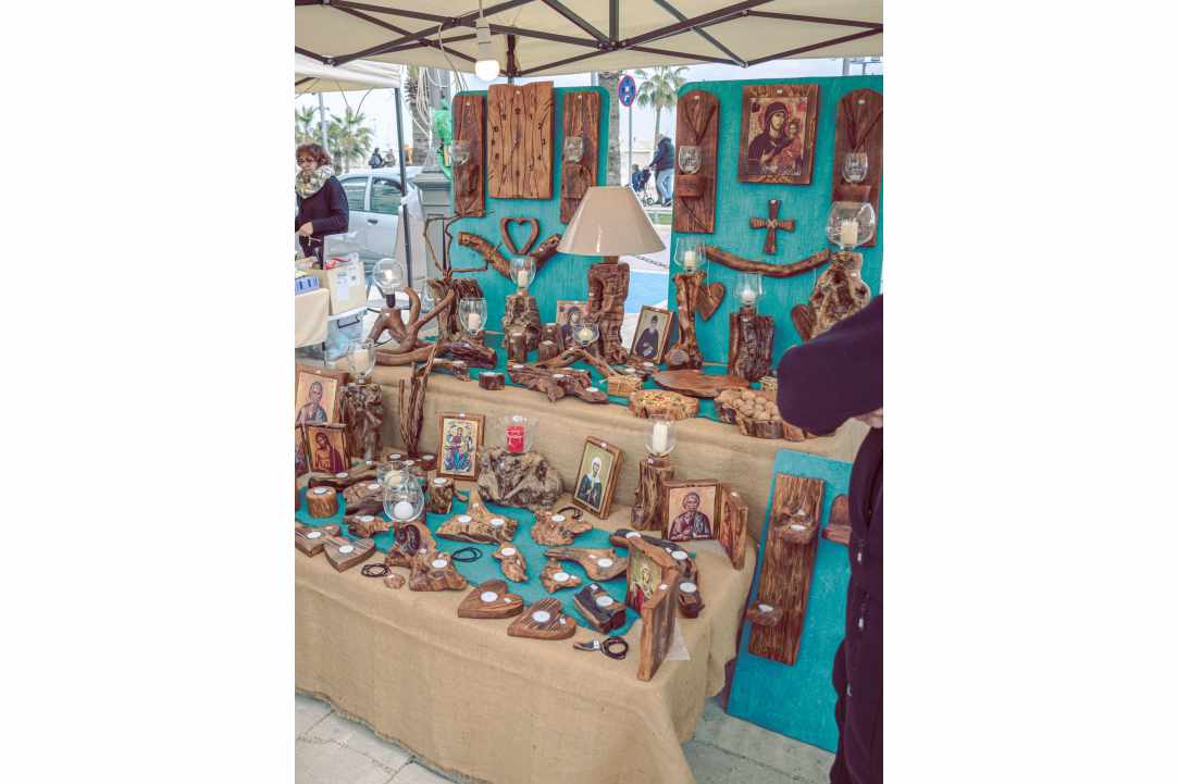 Handmade Arts & Crafts at Finikoudes